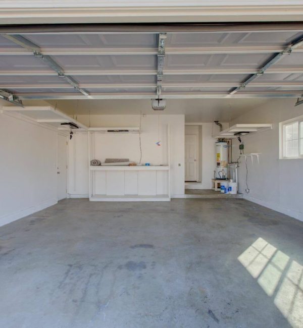 garage with white walls